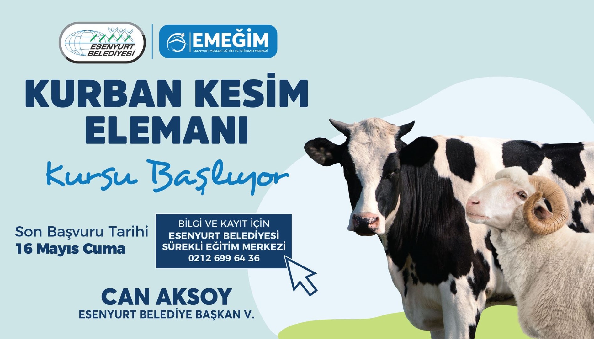 Kurban Kesim Elemanı Kursu Başlıyor