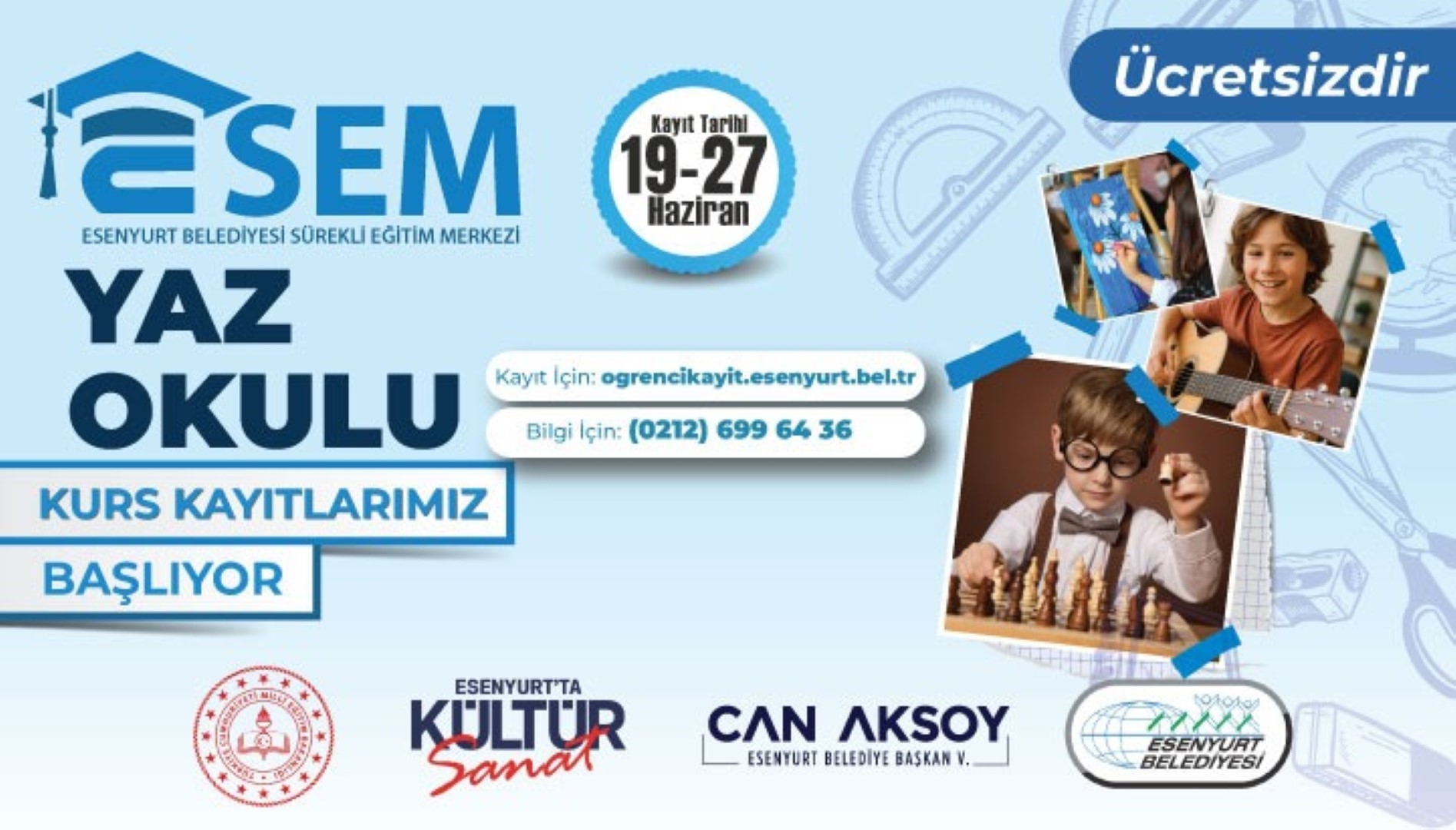 Yaz Okulu Kurs Kayıtlarımız Başlıyor