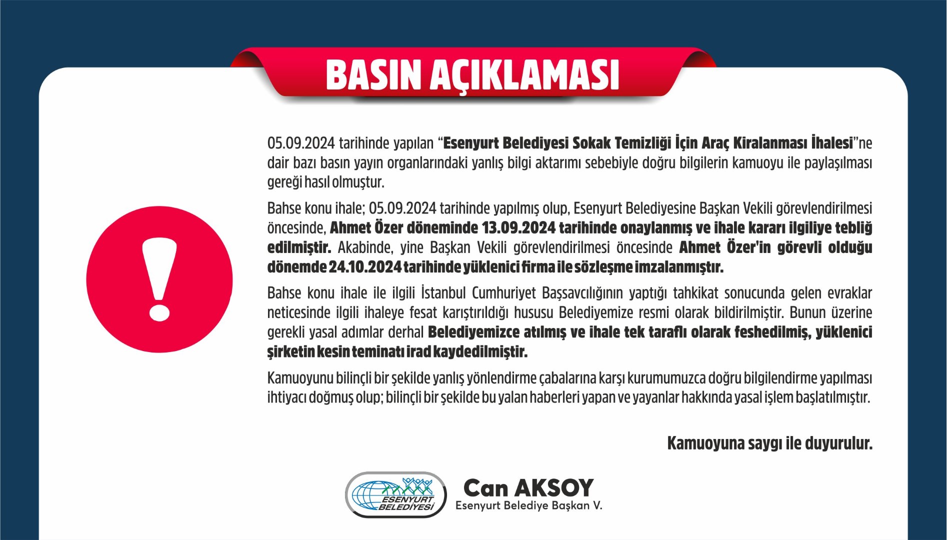 Basın Açıklaması