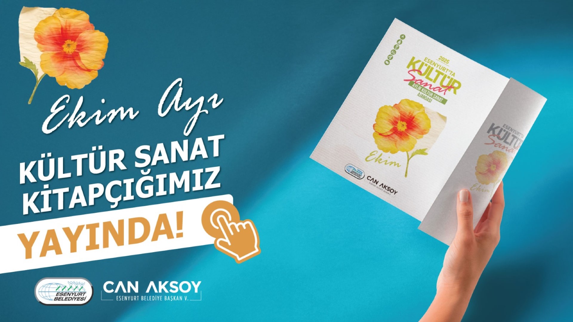 Ekim Ayı Kültür Sanat Kitapçığımız Yayında!
