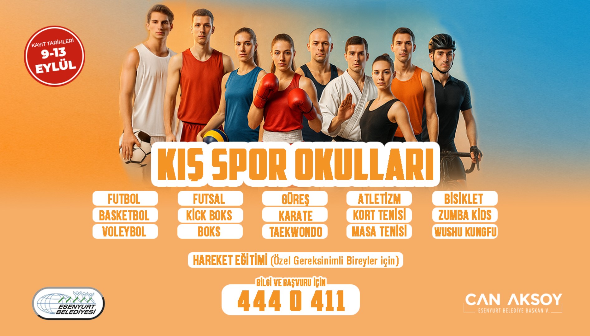 KIŞ SPOR OKULLARI KAYIT DÖNEMİ BAŞLIYOR