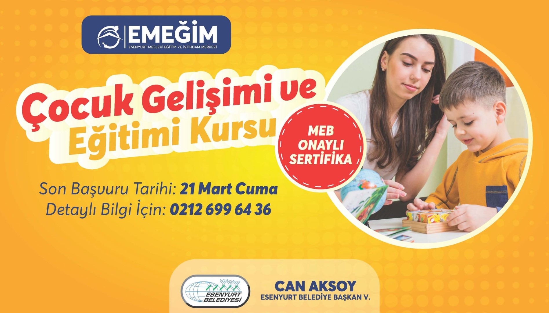Çocuk Gelişimi ve Eğitimi Kursu