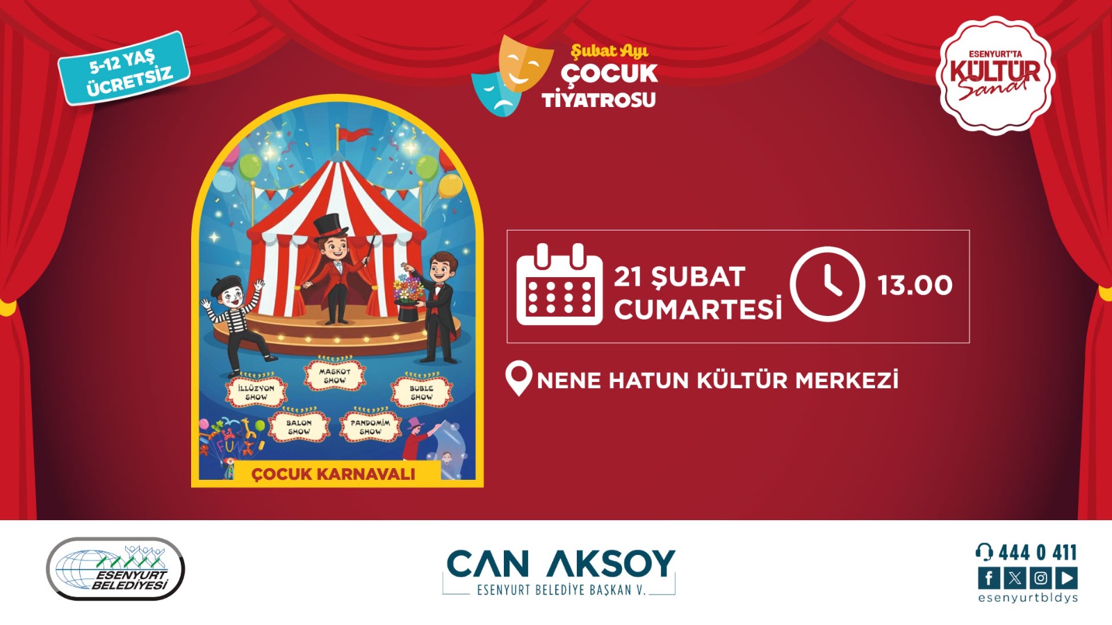 Şubat Ayı Çocuk Tiyatrosu