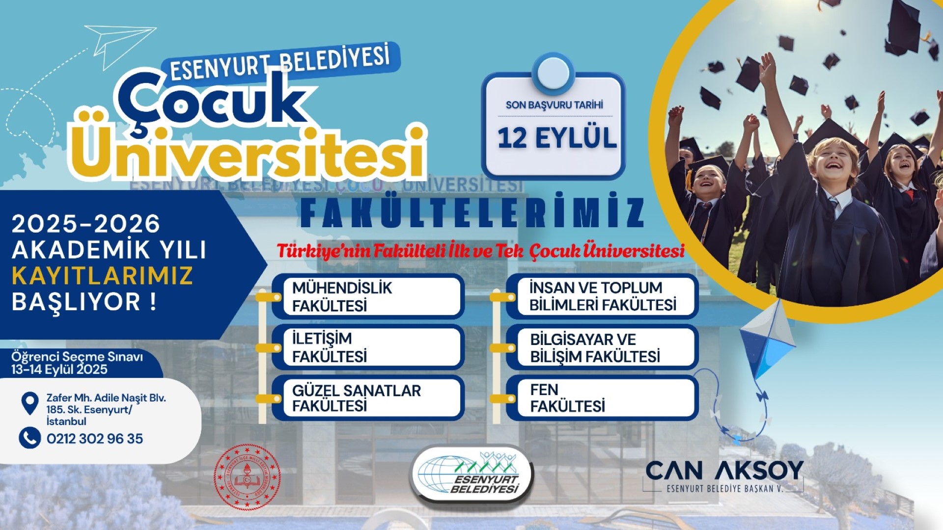 Esenyurt Belediyesi Çocuk Üniversitesi 2025-2026 Akademik Yılı Kayıtları Başlıyor