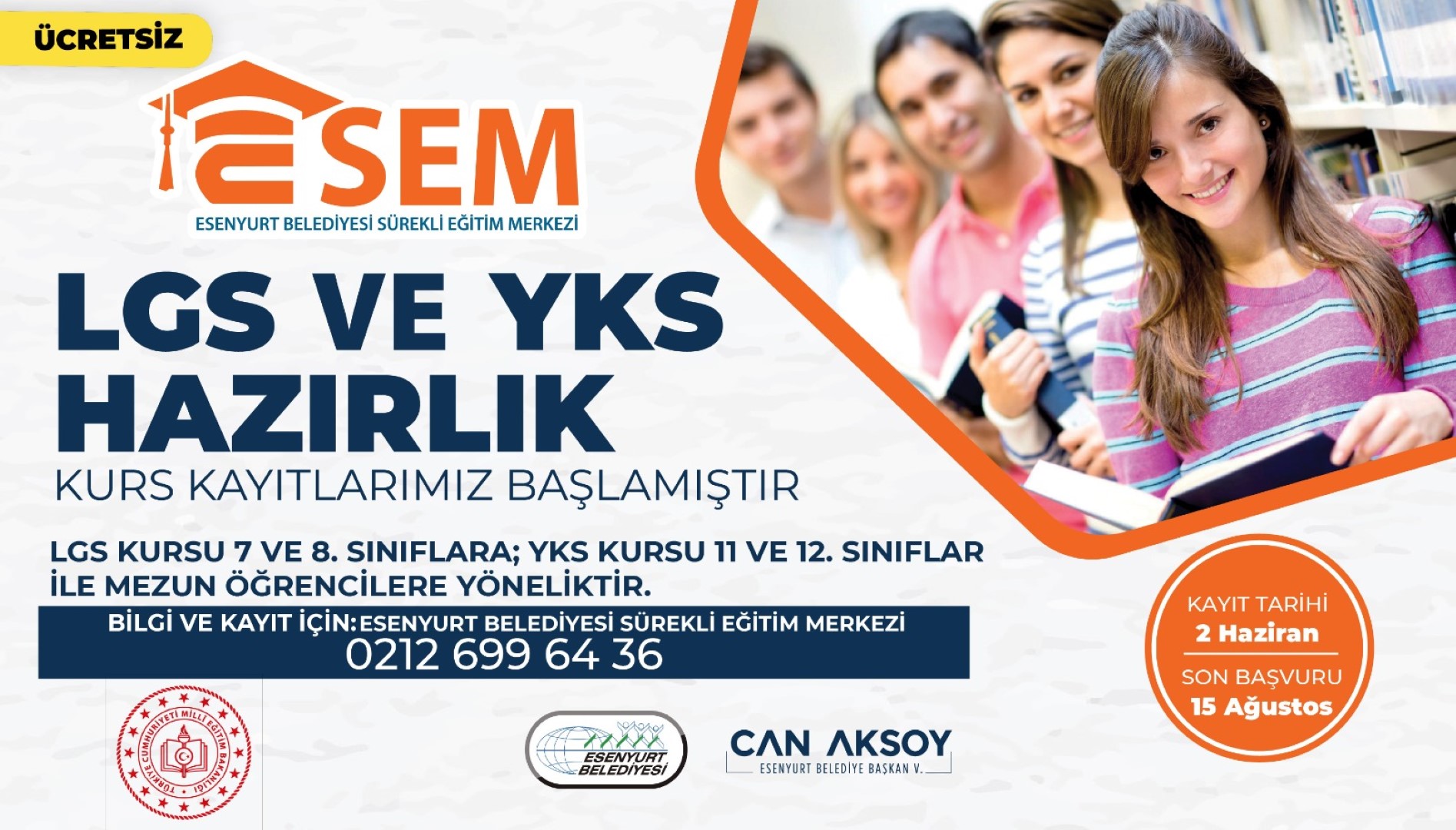 LGS ve YKS Hazırlık Kurs Kayıtları Başlıyor