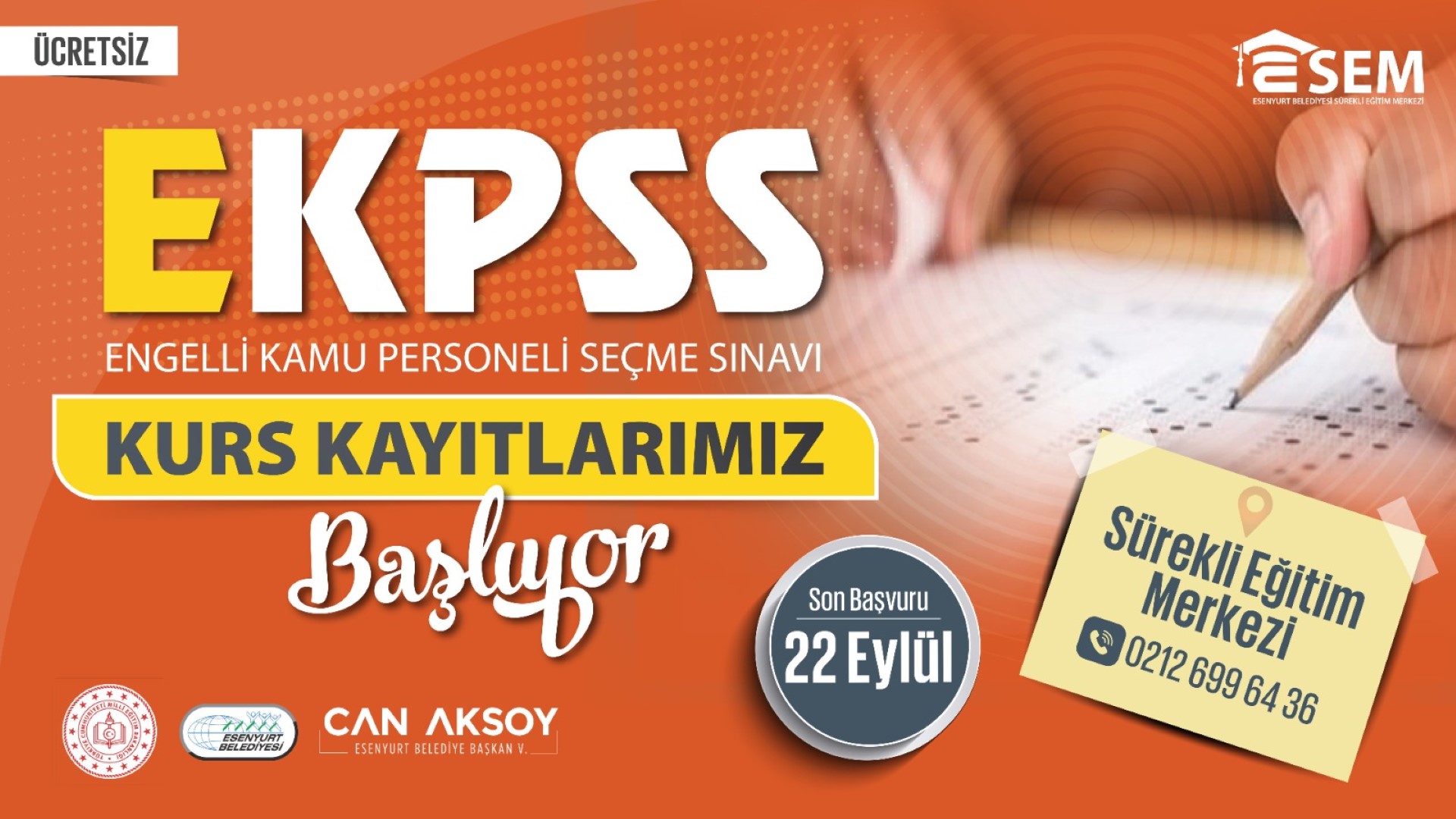 EKPSS Kurs Kayıtlarımız Başlıyor