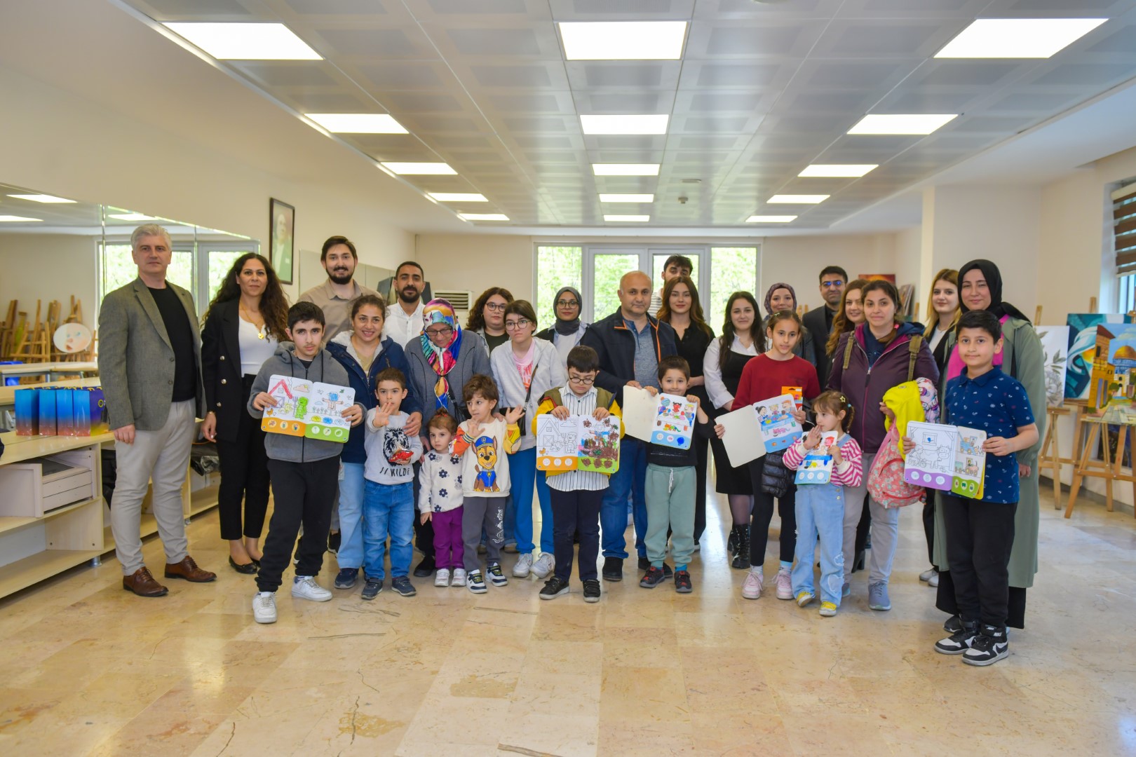 Özel Çocukların Hayali Tuvalleri Renklendirdi