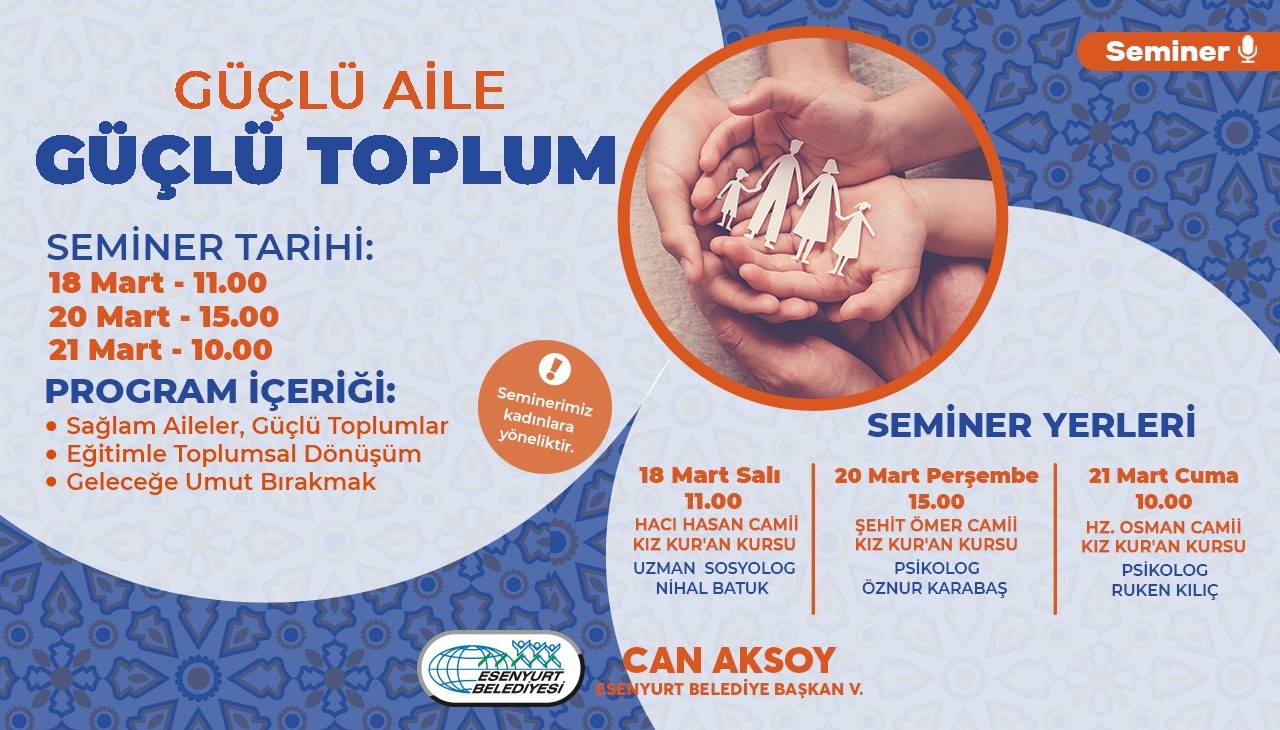 Güçlü Aile, Güçlü Toplum